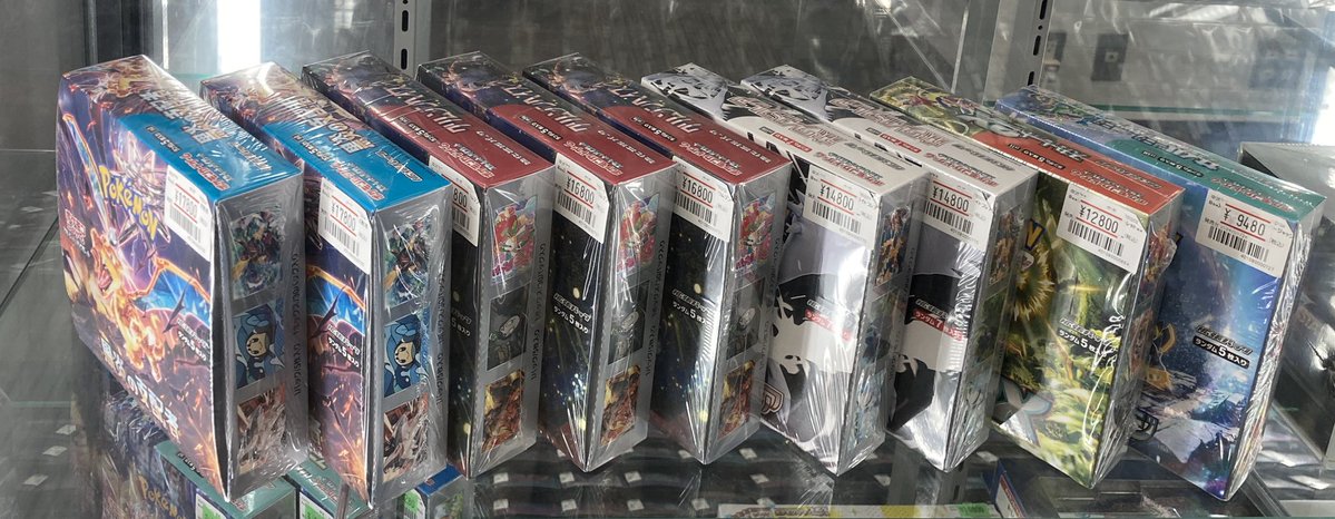 🔥#ポケカ 商品情報🔥 ただいま展開中の未開封BOXはこちら‼️👀 珍しい