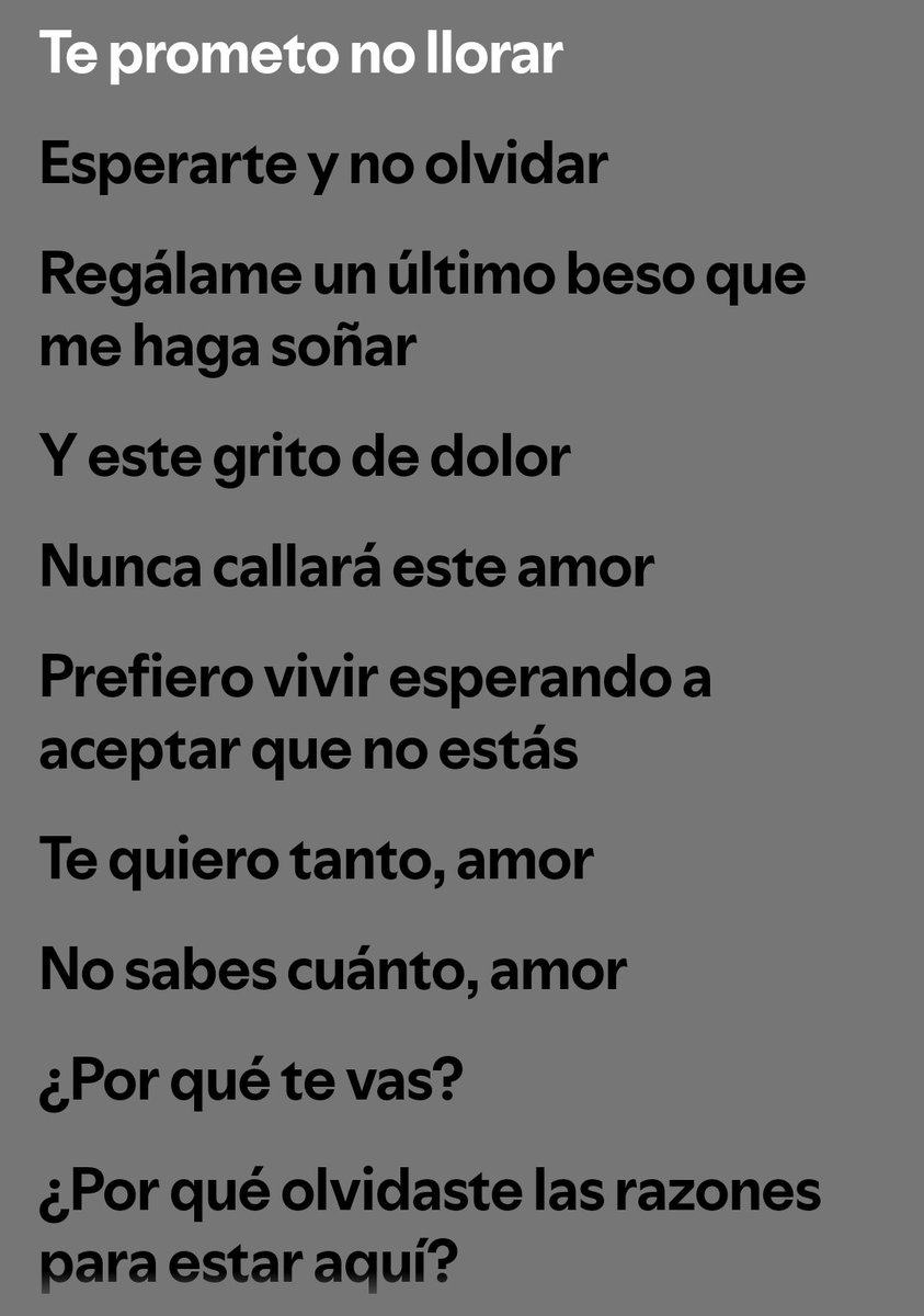 Tini sacó porqué te vas del setlist porque ya no soportaba escucharme prometer que no iba a llorar mientras lloraba, gritar de dolor, decirle te quiero a la nada y preguntarme porqué habrá dejado las palabras que quería decirle.