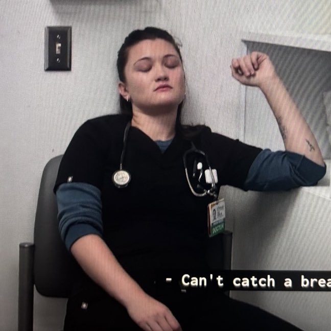 She’s abt to reach her breaking point #thepitt