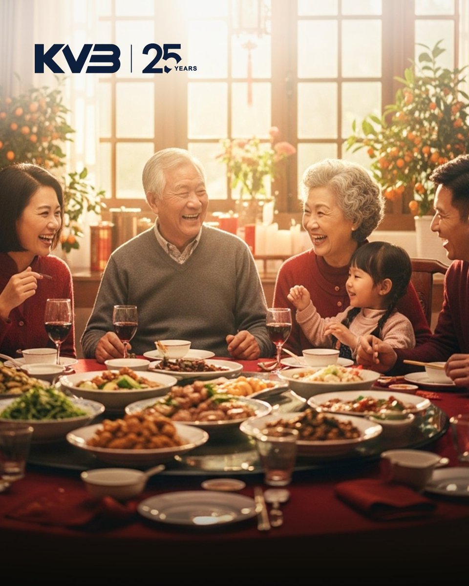 kvb_official_'s tweet photo. Lunar New Year’s Eve is all about coming home and sharing warmth with loved ones. No matter how far we roam, the year ends with family, gratitude, and fresh beginnings. Wishing peace and joy in the year ahead. 🌟🍲 https://t.co/QcF76S7mi2