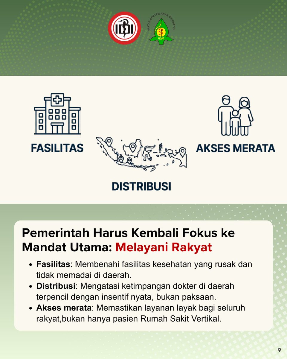 idai_tweets's tweet image. Mari kita perjuangkan bersama.

#IDAI
#IndonesiaPediatricSociety