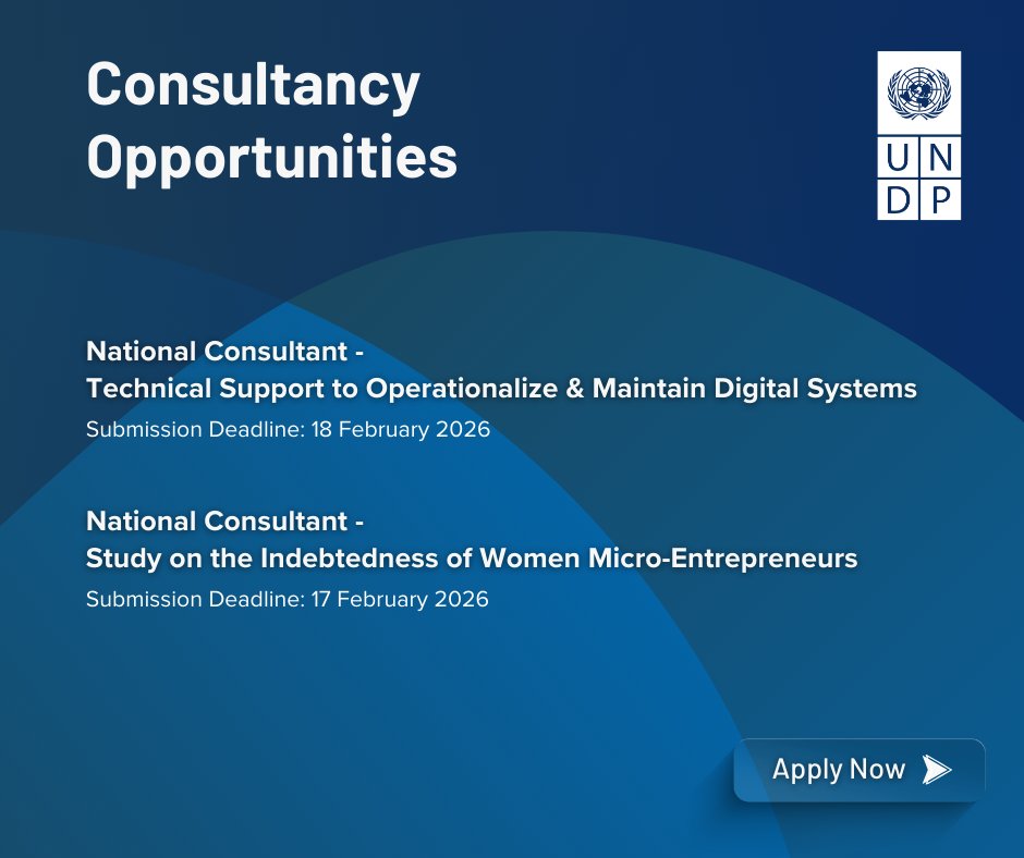 UNDPSriLanka's tweet image. Looking to work with the @UNDP ?

#UNDP #SriLanka is calling for #consultancy opportunities across diverse areas - from technical expertise to goods and services that support sustainable development.

➡️ Explore and apply here: undp.org/srilanka/procu…