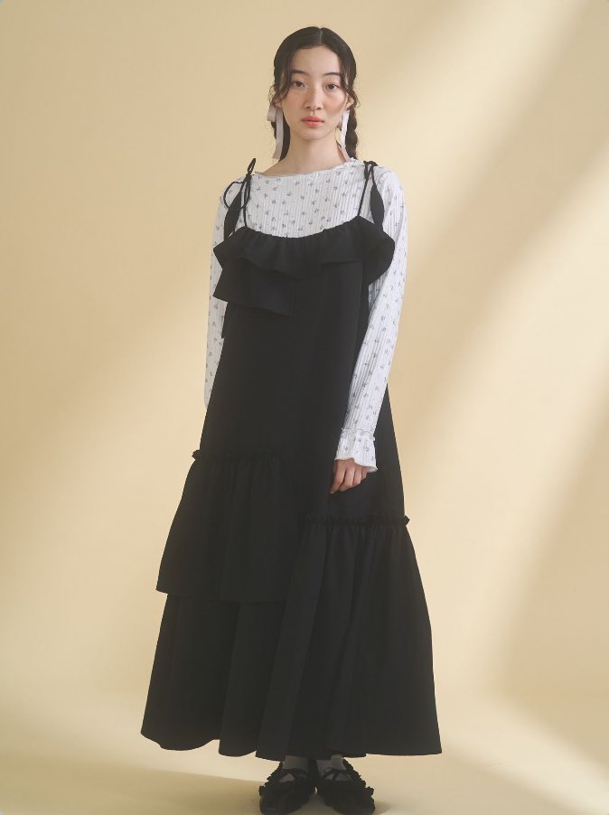 ▷新作情報 tulip frillキャミワンピース ￥14,300円(税込) ベージュ