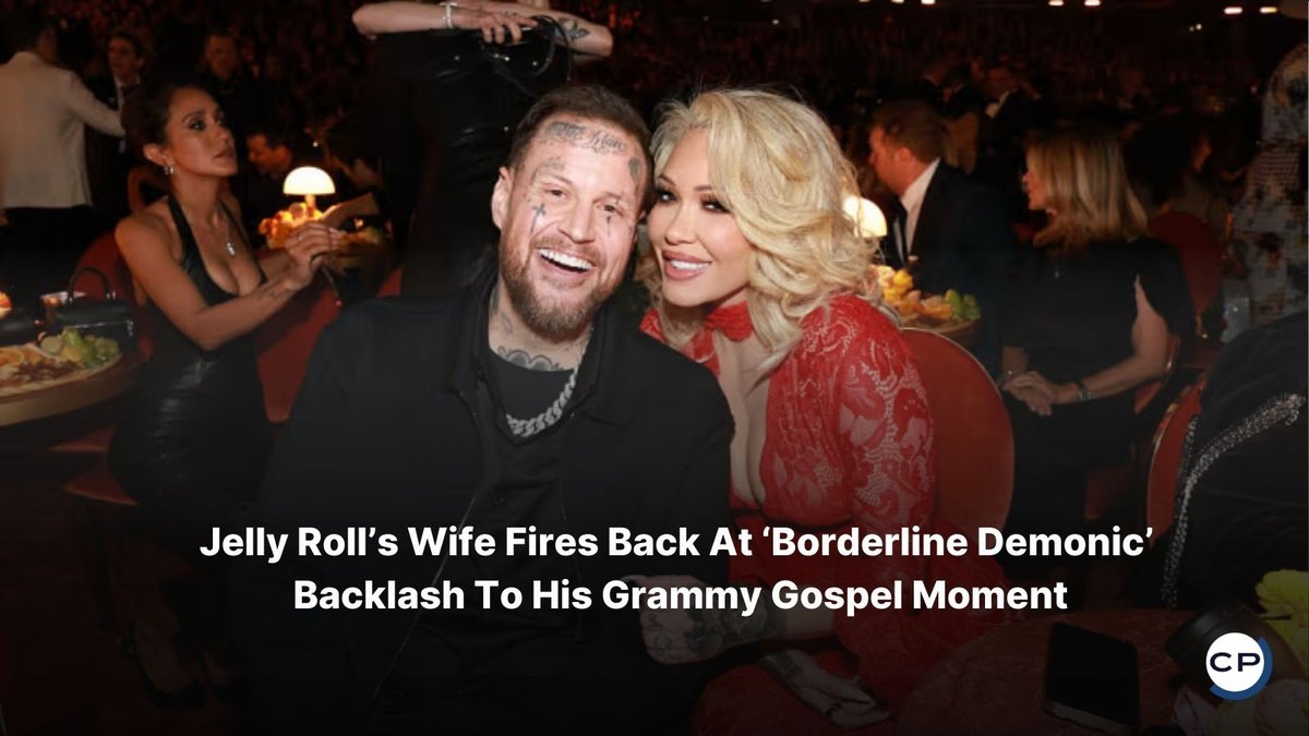 ChristianPost's tweet image. Jelly Roll thanked Jesus at the Grammys. Now his wife calls the backlash “borderline demonic.” Is this bold faith—or performative?
#JellyRoll #BunnieXO #Grammys #Jesus #ChristianNews
🔗 dlvr.it/TQwt89