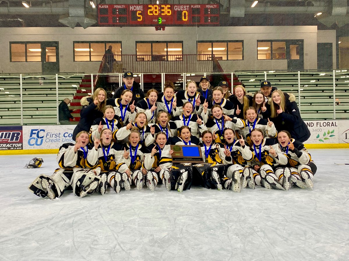 YouthHockeyHub's tweet image. GHS
Section 8A Final

FINAL: Warroad &amp;gt; East Grand Forks (5-0)

WAR: Corrington, Reese, Em. Hardwick, Lorenson, French

SOG: 42-18 Warriors

The Warriors are headed to STATE!