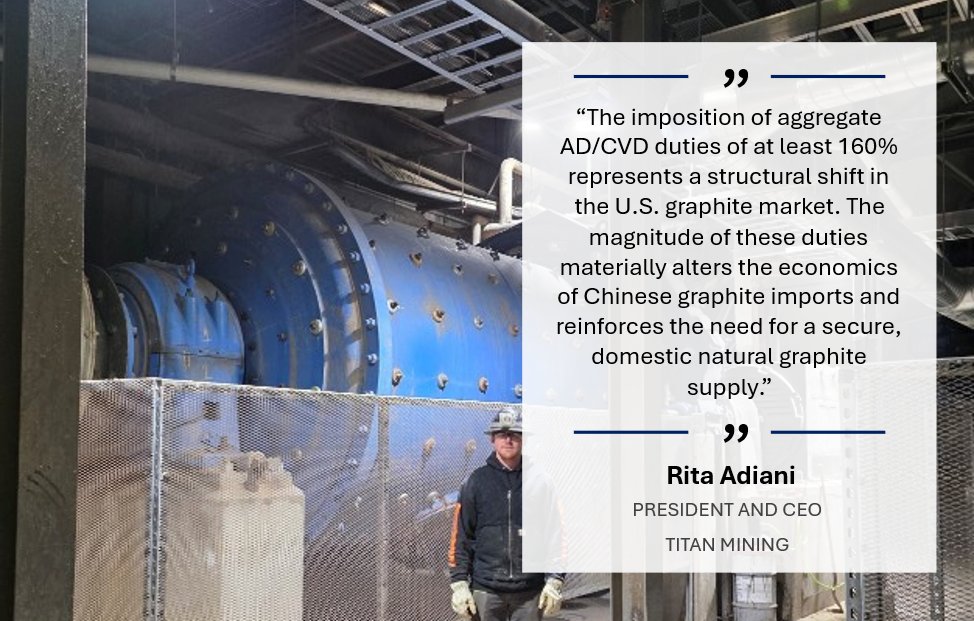 Titan Mining Corporation tweet media