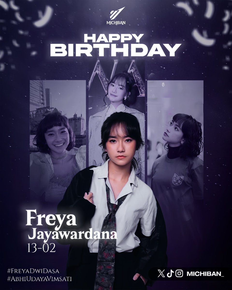 Keteguhan prinsip dan kekuatan hati yang membentuk kehormatan, menobatkan dirinya menjadi seorang pribadi yang tangguh namun juga lembut hatinya sehingga dicintai banyak orang. Sesuai namamu, semoga menjadi Freya yang sangat-sangat kuat seperti pemimpin para Valkyrie. ❤️‍🔥

Happy