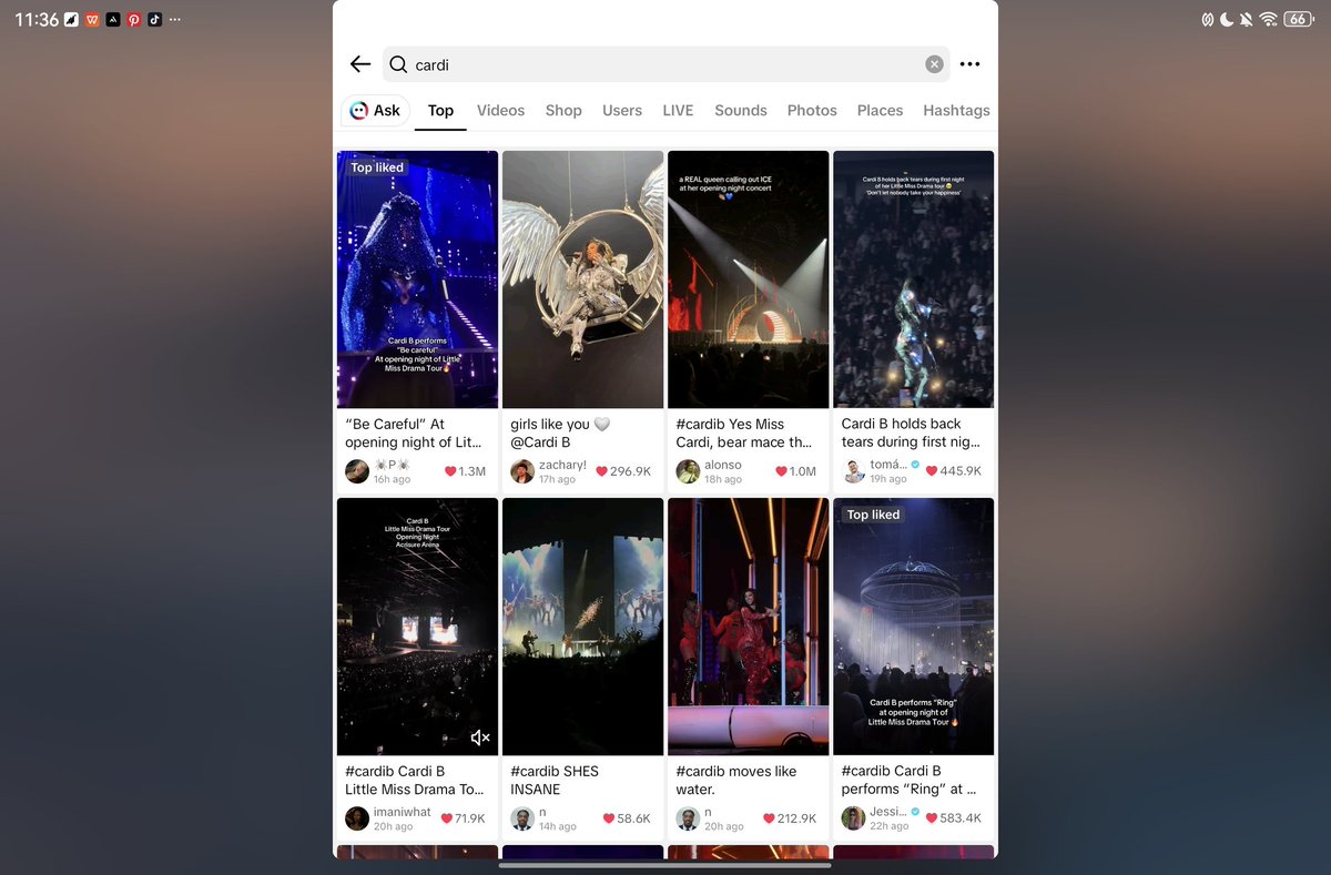 #LittleMissDramaTour is making noise on tiktok. Insane