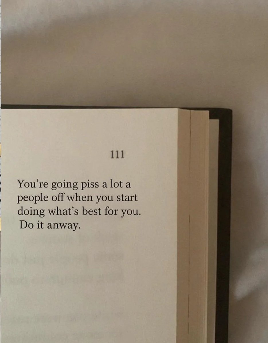 Might be hard for people pleasers but that's the way!