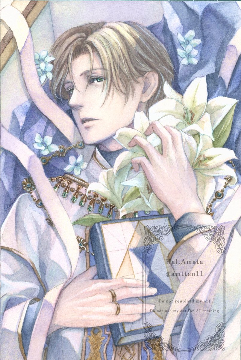 #私はこういう絵を描いています

教会建築と聖職者に魅力を感じてならないので、そういったものを好んで描いています💕
描いているのは大抵自創作のキャラクターです。設定を作り込むのが好きなので、人物によりリアリティーを持たせたくて絵を描いて表現しています🎨🖌️