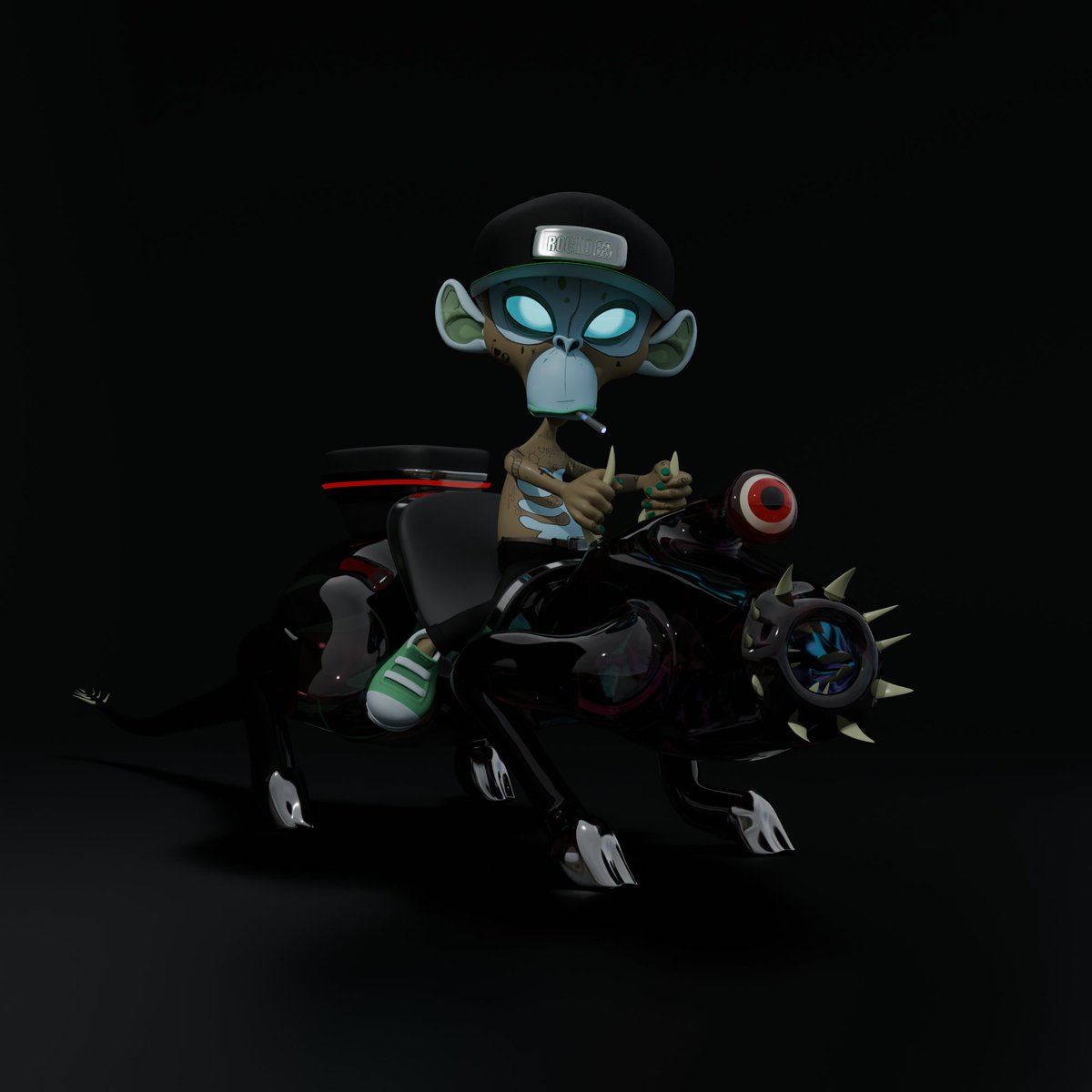 Fountainious1's tweet image. Who wants a race?...
@MoonApeLab 
#3DRendering  #3DArtist #Blender #3Dmodelling