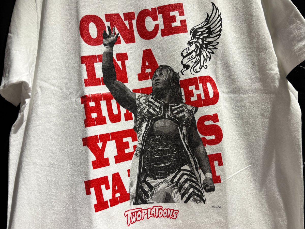 2月13日発売開始！！
＃TwoPlatoons×＃棚橋弘至 コラボレーション Tシャツ
ご注文お待ちしております。
海浜幕張店頭でも販売しております

ブラック
b-drop.com/products/t-thi…
ホワイト
b-drop.com/products/t-thi…

#新日本プロレス ＃愛してまーす　＃100年に一人の逸材　＃太陽のエース