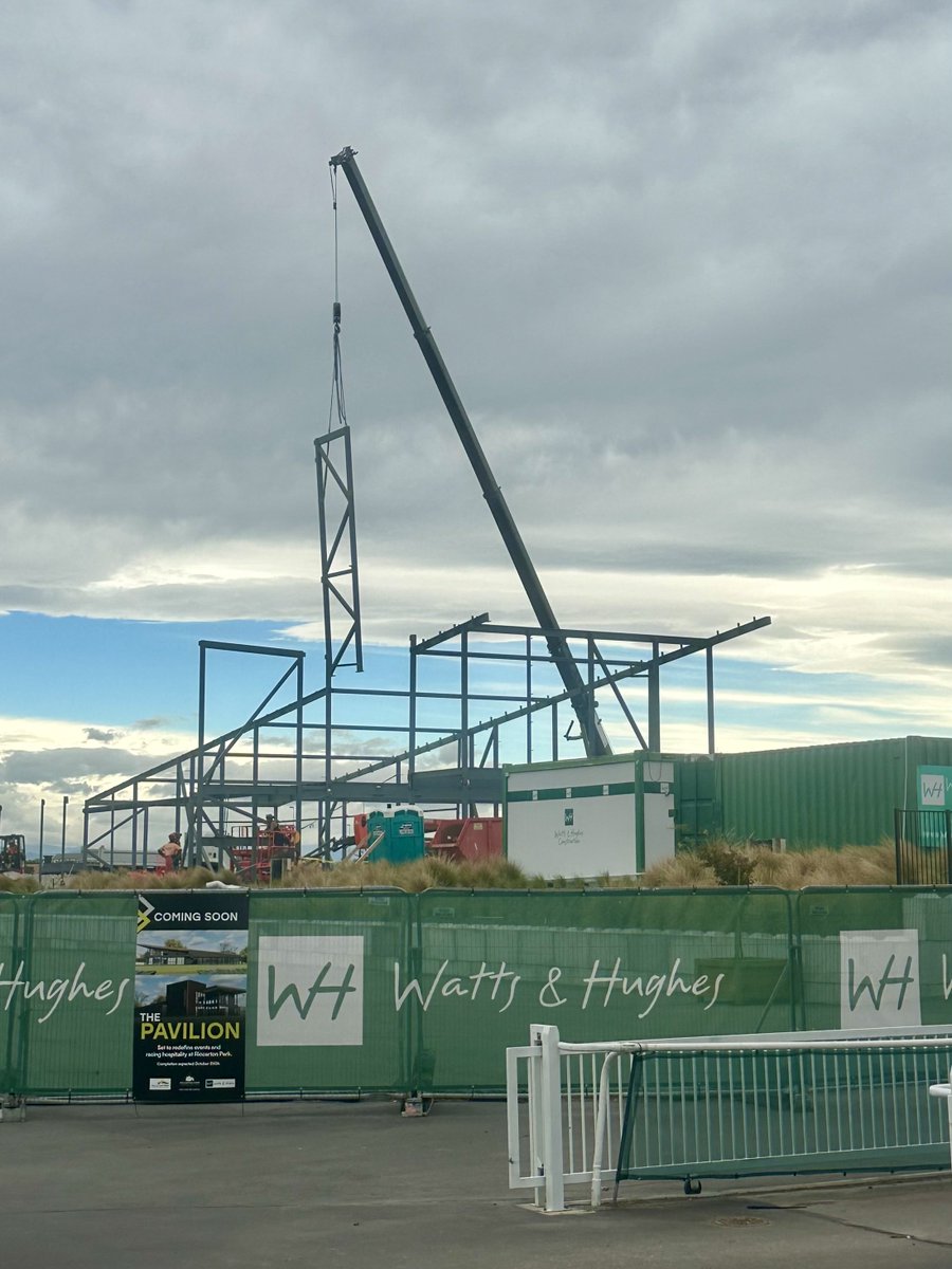 Progress continues on the new Pavilion on the site of the demolished Grand National Stand at Riccarton Park. 149 nominations for our next meeting a twilight affair next Wednesday, 18 February.