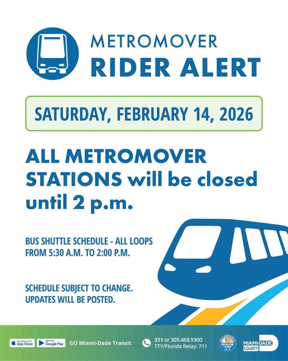 Miami-Dade DTPW tweet media