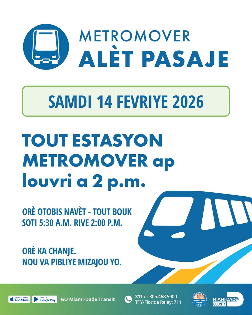 Miami-Dade DTPW tweet media