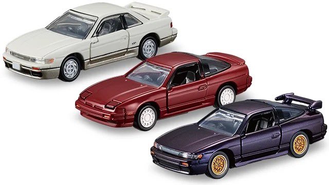 NISSAN SPORTS CARS 3 MODELS Collection
って、全部S13系じゃん！それならS13 3MODELS の方が違和感なくない？
日産スポーツカー = S13みたいに扱うのは何とも😟