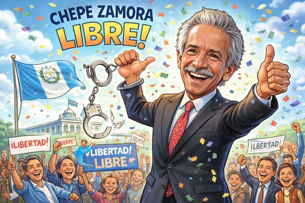 Otro motivo para estar alegres hoy: José Rubén Zamora <a href="/ChepeZamora/">#ZamoraLibre #FreeJRZ</a> sale de la cárcel. Todavía no termina el viacrucis, pero es positivo.

Ayer, aprovechando mi estancia en Guatemala hice una severa crítica al sistema penal que permite semejantes abusos contra la libertad de