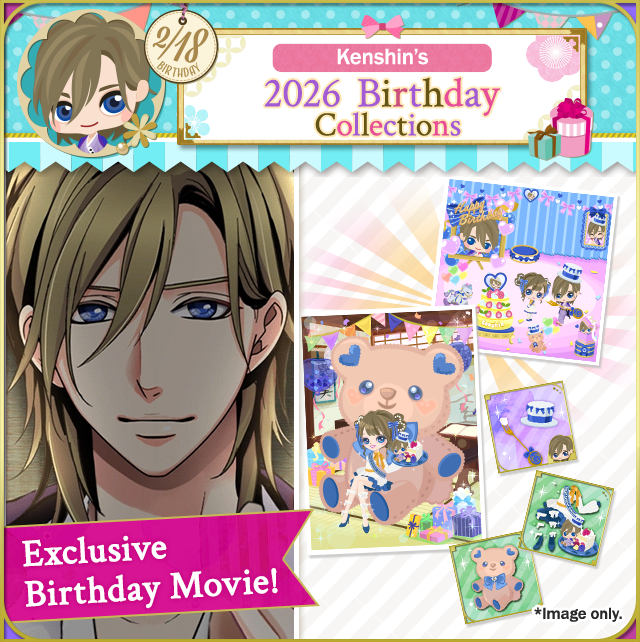 Kenshin's birthday is coming!
He treasures you more than anything else, so give him a grand celebration, little one!

#SLBP #VoltageInc #HBDKenshin