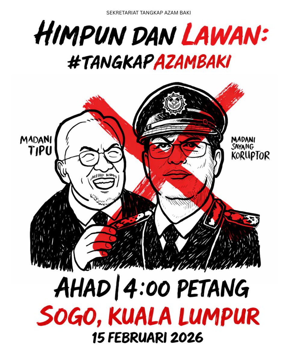 Respon pertama rakyat kepada Azam Baki. Undur segera!

Jom turun Ahad ini! ✊
#tangkapazambaki