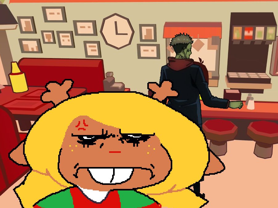 Who's this Sukuna guy and why's he holding up the line at QC's.... Erm, excheese me, but I'd like my Peppermint Hot Cocoa please!