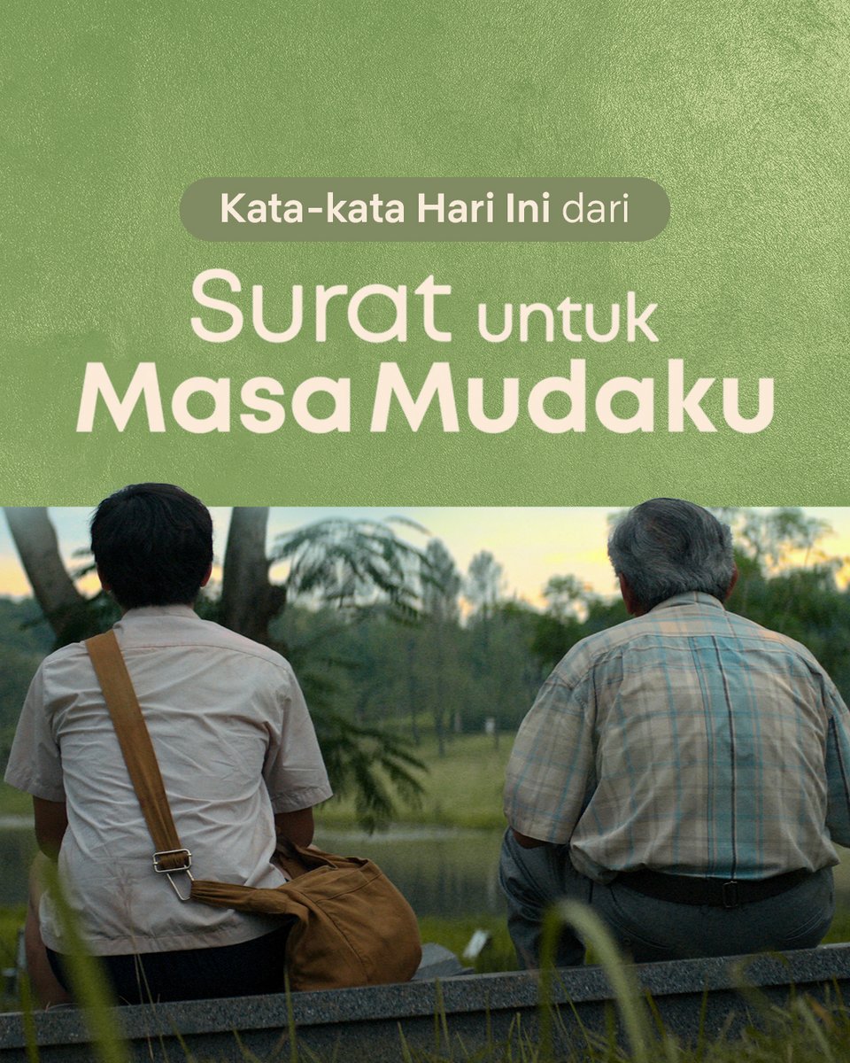 NetflixID's tweet photo. Kumpulan quote of the day buat diresapi sambil merenung di pojokkan. 

🎬: Surat Untuk Masa Mudaku https://t.co/XvqdXn6voN