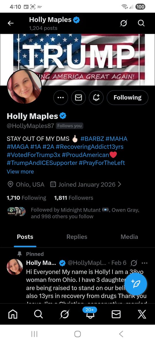 Can we find these patriots some new connections 
<a href="/LeighWells15/">Leighann72</a> 
<a href="/HollyMaples87/">Holly Maples</a> 
F&amp;R
🤦‍♂️🫶💯🇺🇸