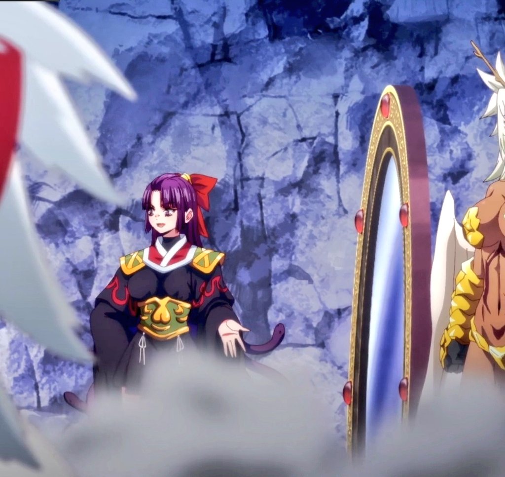 EcchiXeno's tweet photo. Eight Thunder God's 😈😈

(Source)
* Mato Seihei no Slave S2* https://t.co/erYPluwYeF