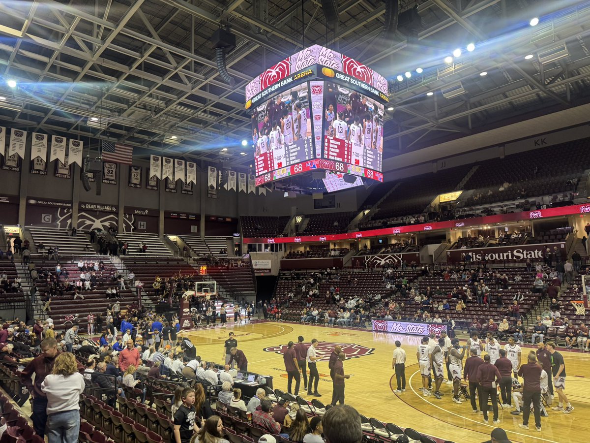 CoachSSnyder's tweet image. OT Time in the Bank!!! Let’s finish it Boys!@MoStateMBB