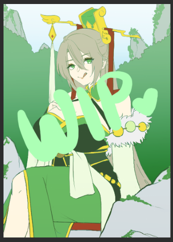 Milluzty's tweet photo. It's been a while, work got me ragged but here's the update for kongming... https://t.co/xUUMvE0MsZ