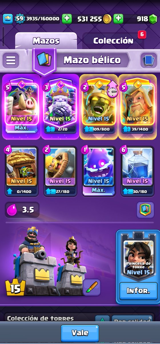 Ya gente volvimos😴❤️
Vamos a probar este mazo para subir al top 🔥...
Como prometí, ahi está mi link 🇵🇪
Rt y ❤️

link.clashroyale.com/invite/friend/…