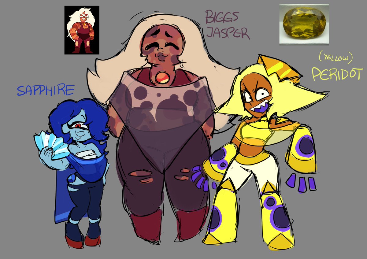 i made this rebellious group of gems theyre called deep cut