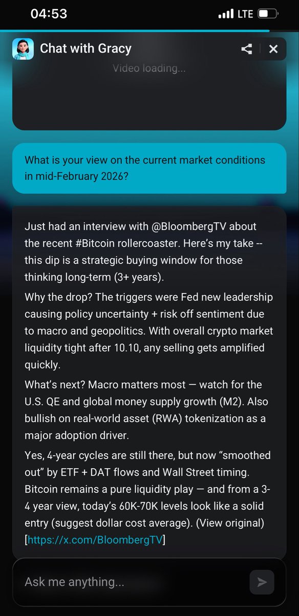 incharge_d's tweet photo. Just asked Gracy AI about the current market conditions

You should try Gracy AI 👉 https://t.co/U8mVLLOPNs https://t.co/rJfaemsay2