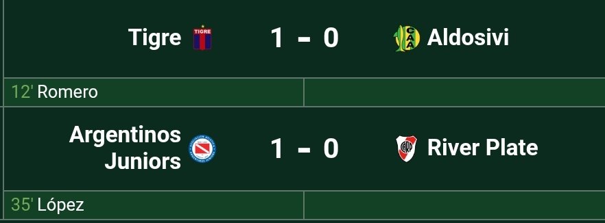 الدوري الأرجنتيني 🇦🇷
الجولة ال5