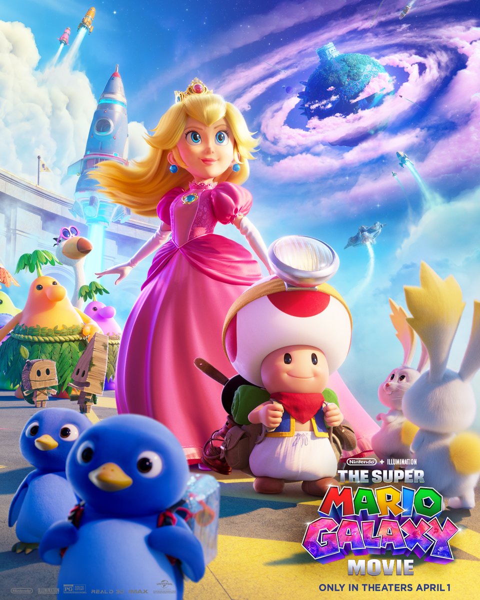 Always looking out for the little guy. Princess Peach &amp; Toad return for more adventure in The Super Mario Galaxy Movie, only in theaters April 1.