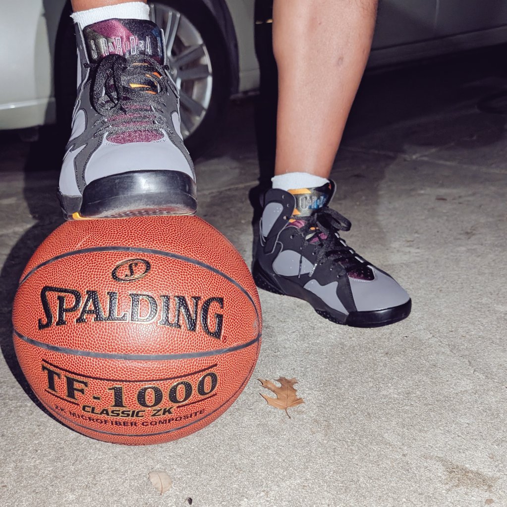 jordan bordeaux 7 on feet
