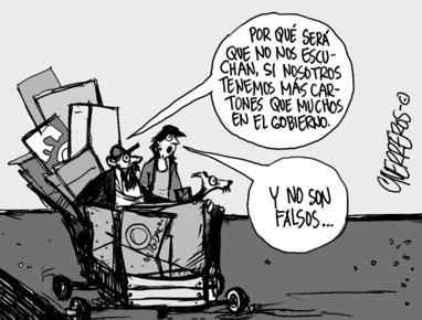 Huelga de cartoneros... Por <a href="/Guerreroscaric/">Guerreros</a>.