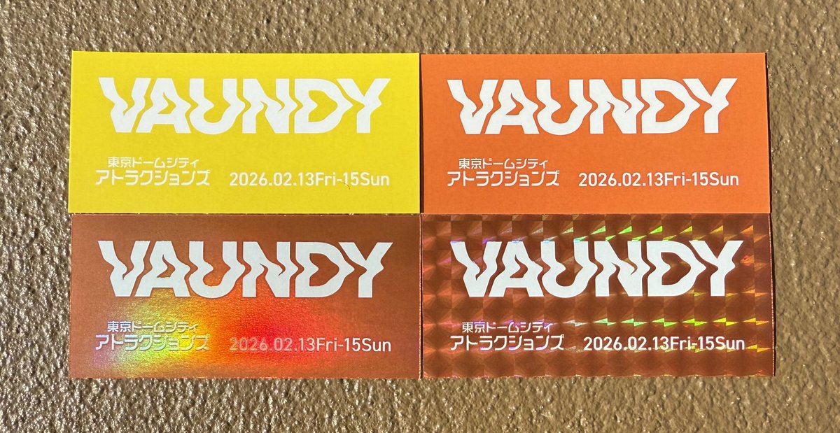 Vaundy 東京ドームシティ観覧車ステッカーコンプリート✨🎡 #Vaundy