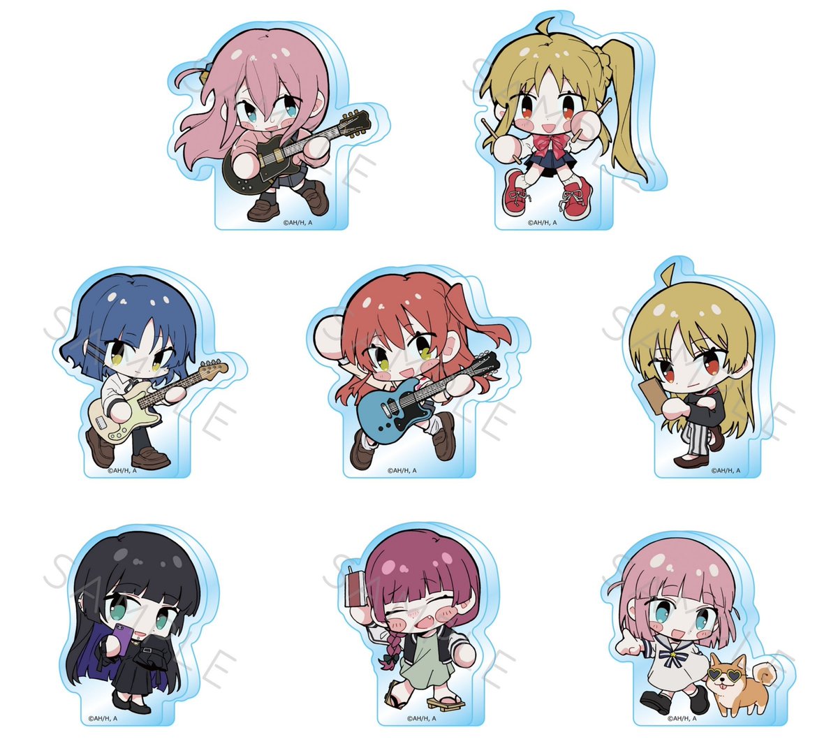 あみあみにて予約受付開始！ アニメ「ぼっち・ざ・ろっく!」 アクリル