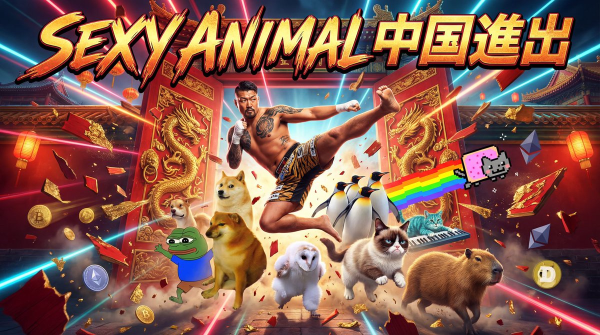 中国的各位，大家好💋
我是动物中最性感的 SEXY ANIMAL🐅🍌

$ANIMAL