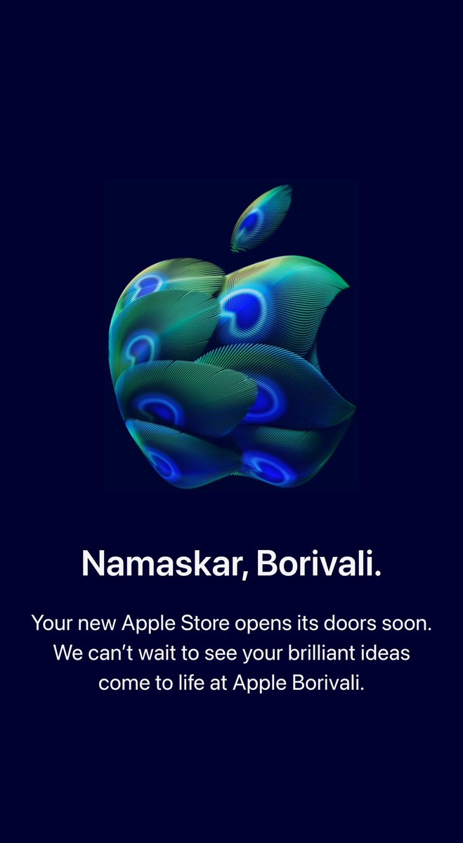 The 6th Apple Store in India is now in Borivali. Second in Mumbai now. 

Still no store in Hyderabad or Chennai. Hmm.