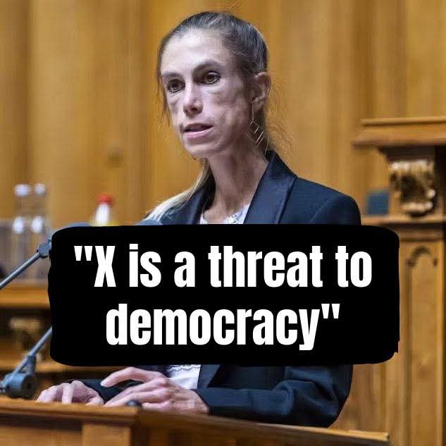 Leftist Switzerland National Council Member and vegan activist Meret Schneider says she will do whatever it takes to keep Trump OUT of her country. 

She also wants to ban X in Switzerland, saying it promotes conservatives and may be a "threat to democracy.”

She needs to be a