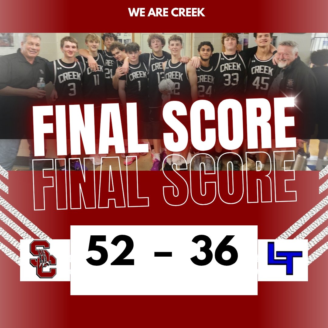 52–36. On their floor. Rivalry handled. Yeah… that felt good. #WeAreSC #CreekHoops #GoSilverCreek #CoPreps