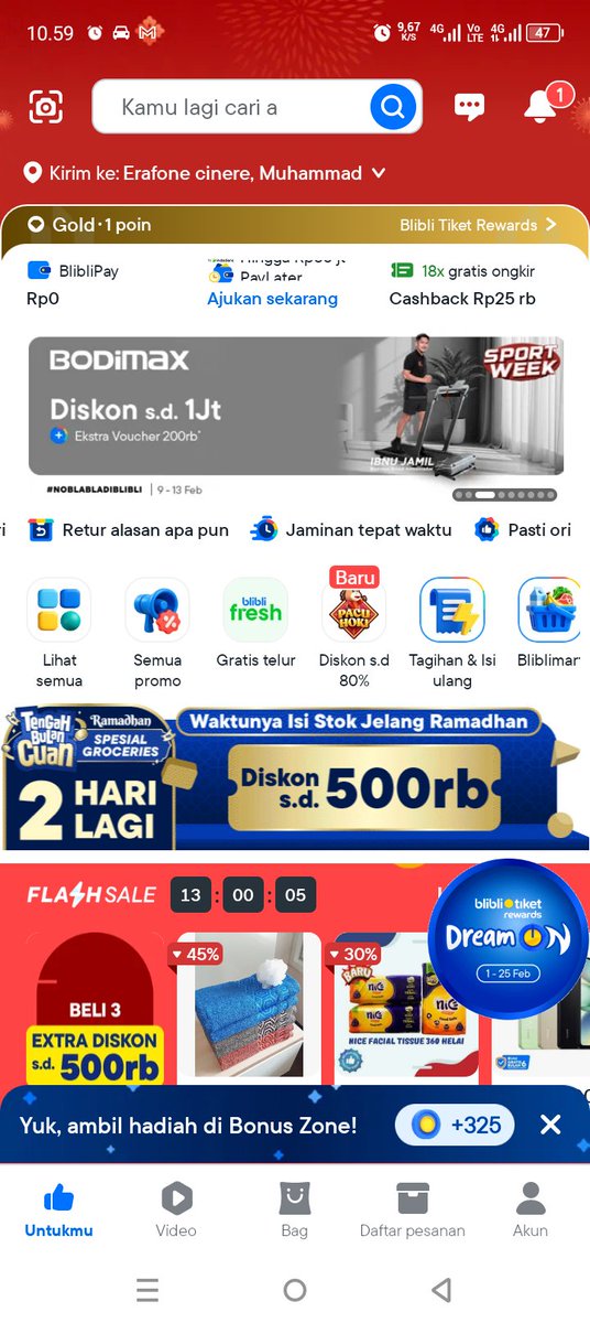 ibra95aji's tweet photo. https://t.co/myQQdjTIMl 

Blibli banyak voucher promo nya 

Code refferal Blibli pengguna baru dapat voucher :

BLIBLIMUHAMMN7DX https://t.co/fW9NQkcA6g