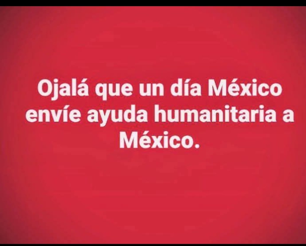 carlosm41713500's tweet photo. @DiazCanelB @Claudiashein Así deberías de ser solidario con las comunidades mexicanas que  tanto necesitan esa ayuda https://t.co/EN4EQBKm9k