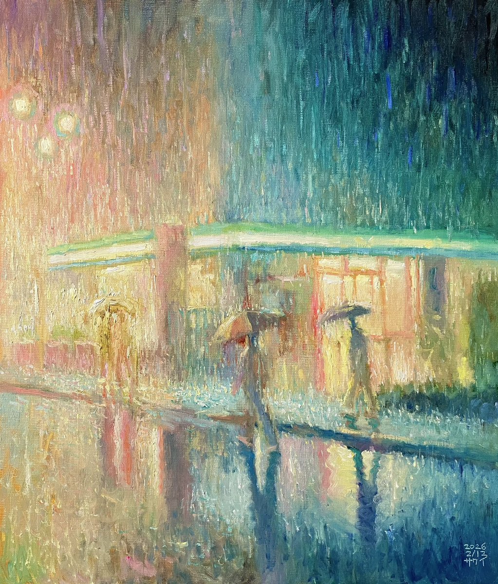 「風景」
2026年
F10（53cm×45.5cm）
油彩、キャンバス