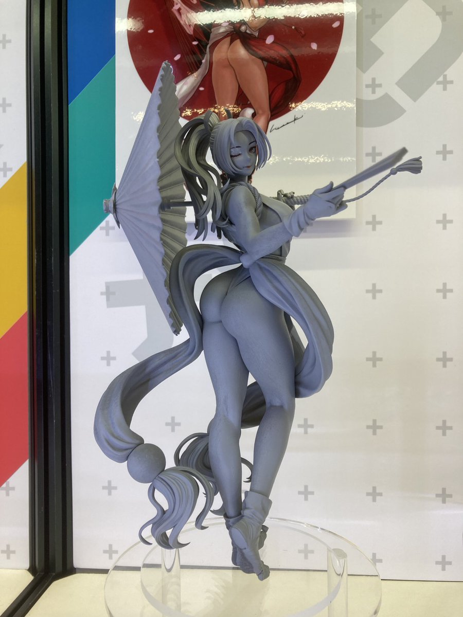 mega_hobby's tweet photo. 【#コトコレ 展示情報】
Lucrea THE KING OF FIGHTERS 不知火舞
イラストレーター『ヒロアキ氏』による
描き下ろしイラストを元に立体化！
秋葉原UDX4階で開催中の
コトブキヤコレクション2026会場にて原型展示中！

会場にお越しの方はぜひご覧ください！
https://t.co/9LEfouYkuu
#SNK #KOF #不知火舞