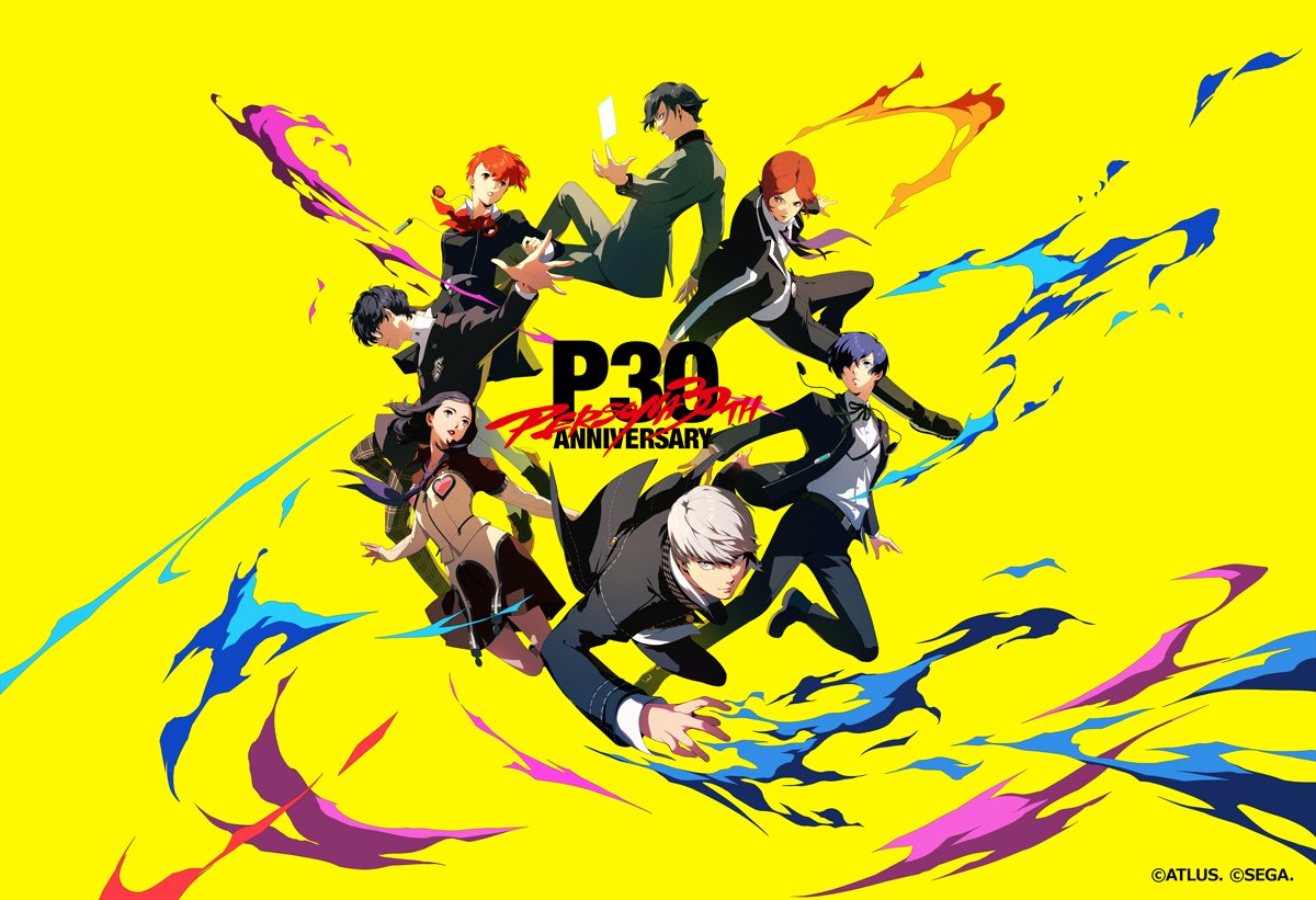new Persona 30th anniversary illustration