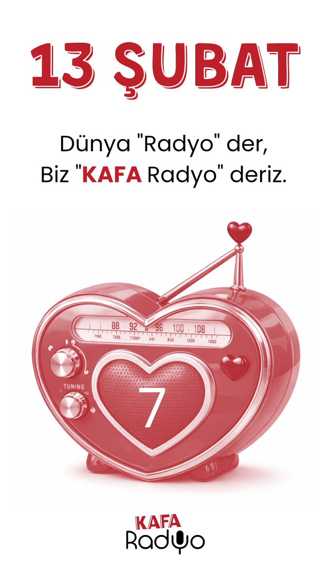 _ARTUG_'s tweet photo. @nihatsirdar @kafaradyo 13 Şubat
Dünya "Radyo" der,
Biz "KAFA Radyo" deriz. https://t.co/NeXUTUs1LX