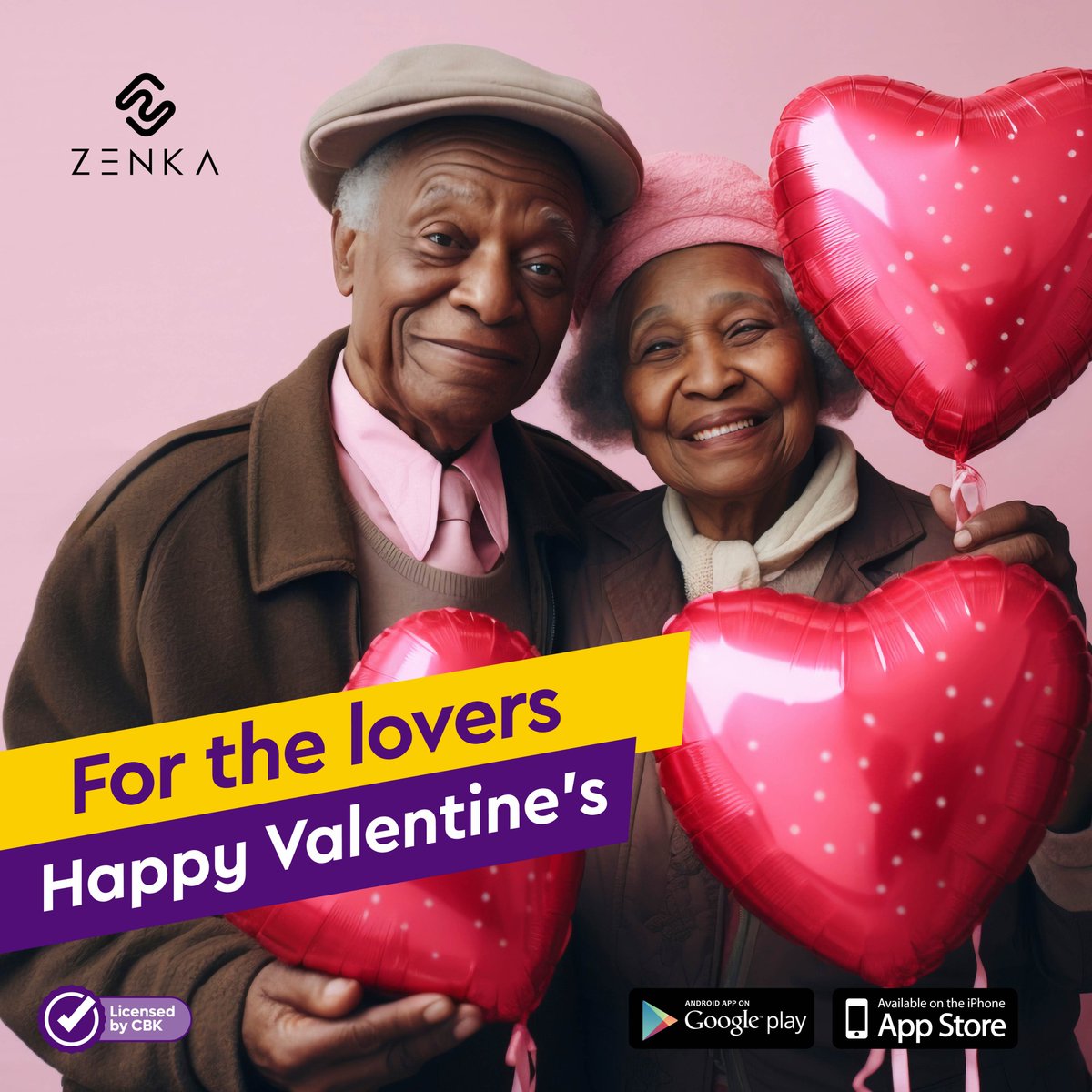 This is for the cool in you!..Lyrics..Check! Fresh Smile..Check! Mpesa Account..Check!
Nani kama wewe...tell us all about it next week...tick all those boxes leo..connect na Zenka.
Connecting #lovebirds to #zenka