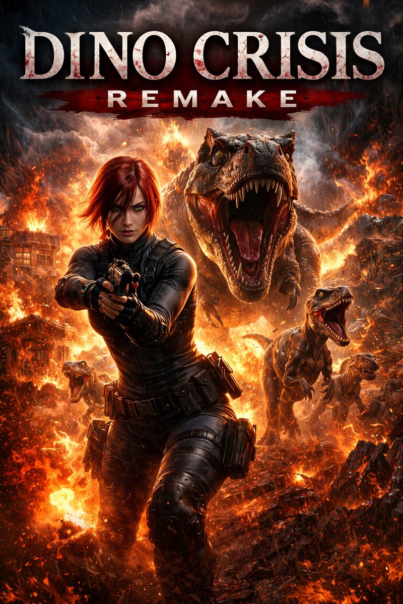 freddydeveloper's tweet photo. @CapcomUSA_ If they remade both games, it would be a guaranteed hit, just like the Resident Evil 2 remake. In its day, Dino Crisis had no competition in its genre... https://t.co/gMT0HikmCV